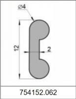 Профиль силиконовый 754152.062